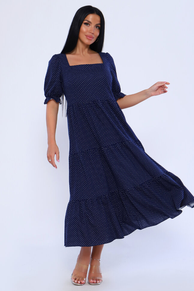 Платье женское 71123 темно-синий