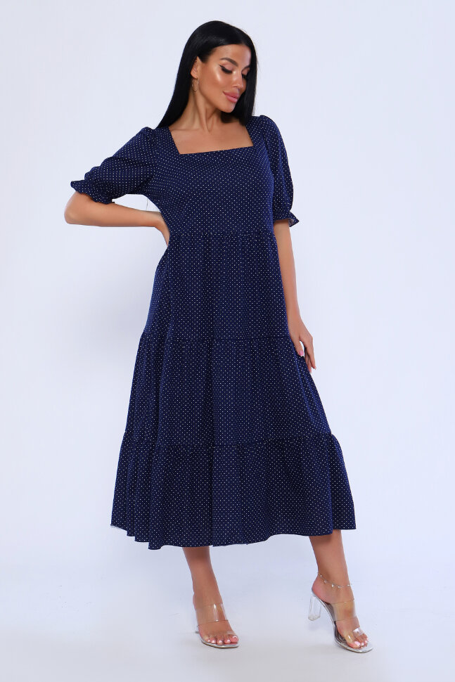 Платье женское 71123 темно-синий