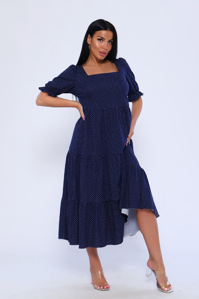 Платье женское 71123 темно-синий