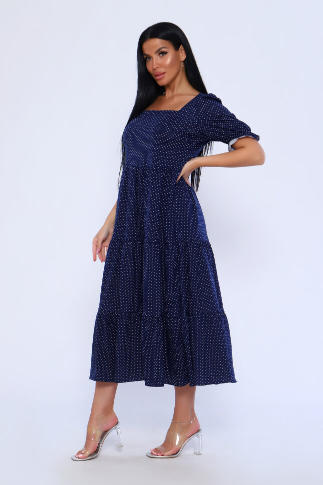 Платье женское 71123 темно-синий