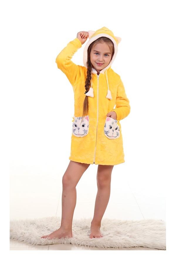 Халат детский 7-115г (жёлтый)