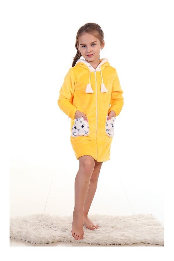 Халат детский 7-115г (жёлтый)