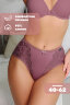 Женские трусы утягивающие с кружевом HoneyFormat 8005 слива