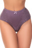 Женские трусы утягивающие с кружевом HoneyFormat 8005 слива