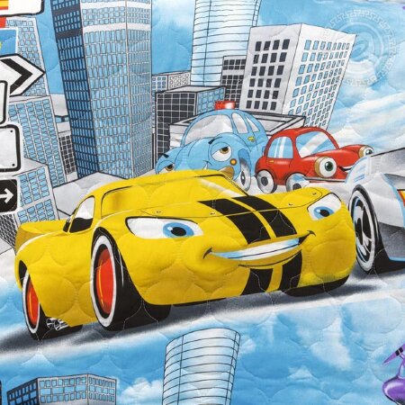 Покрывало стеганое Суперкар, поплин