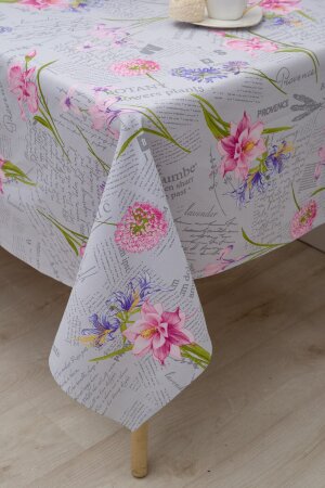 Скатерть Цветы и письма