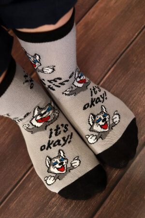 Детские носки Хаски