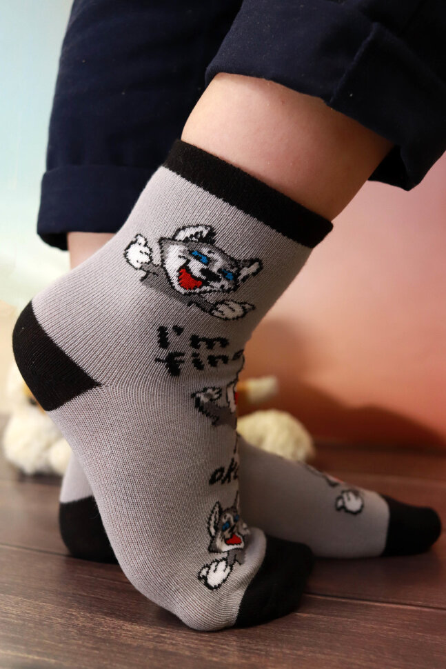 Детские носки Хаски