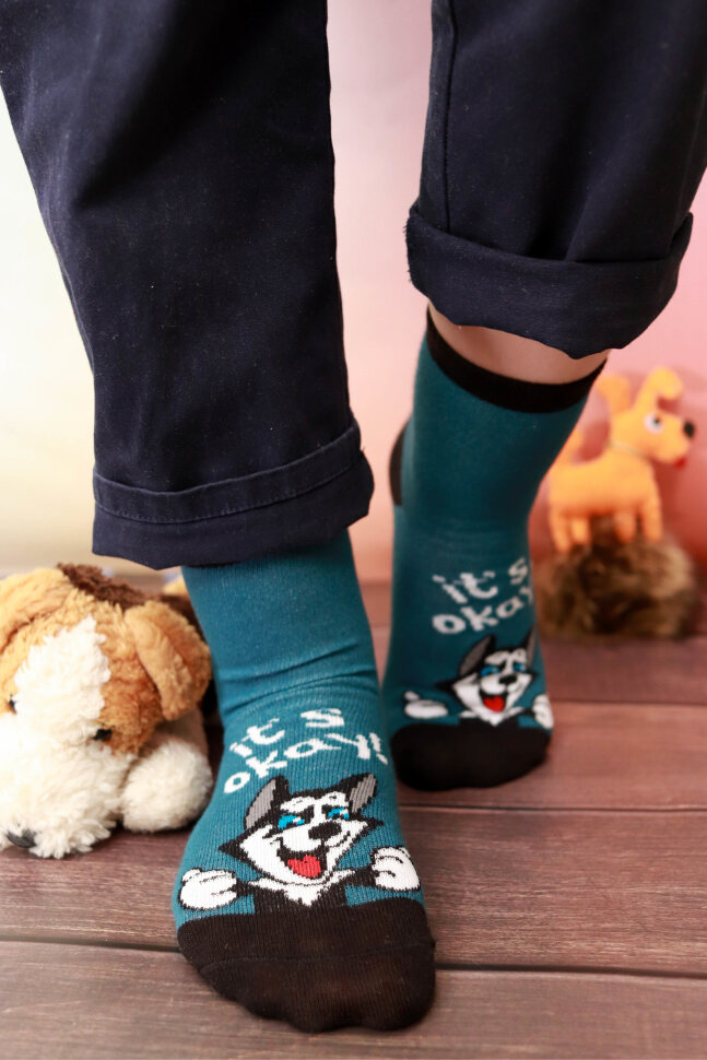 Детские носки Хаски