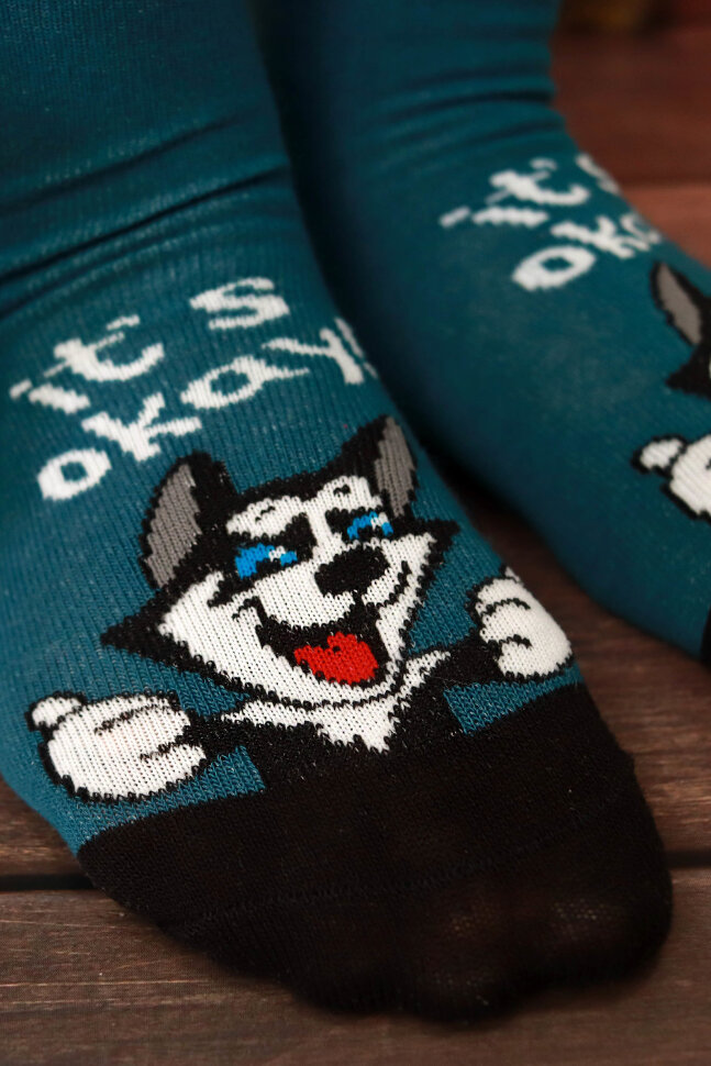 Детские носки Хаски