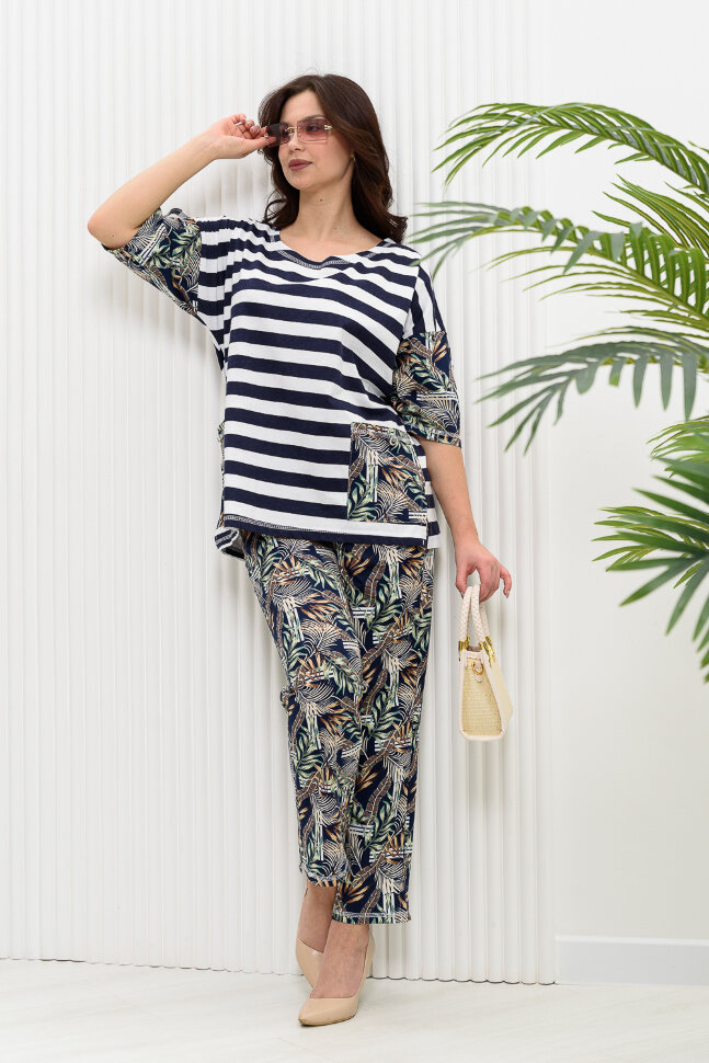 Женский костюм с брюками 9220