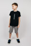 Футболка для мальчика 52382 черный
