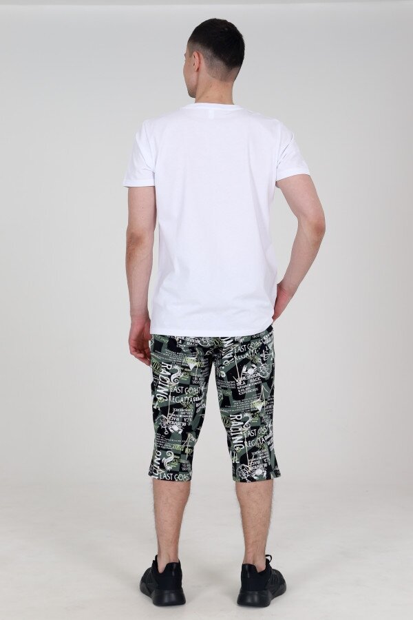 Бриджи Буквы зеленый мужские БЖМ-55