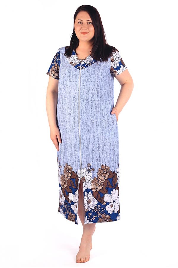 Халат Маркиза голубой К-290/1