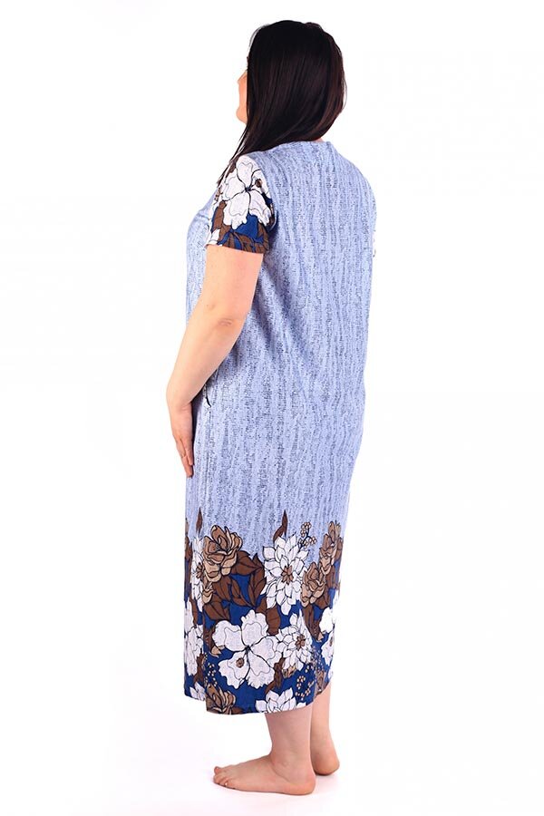 Халат Маркиза голубой К-290/1