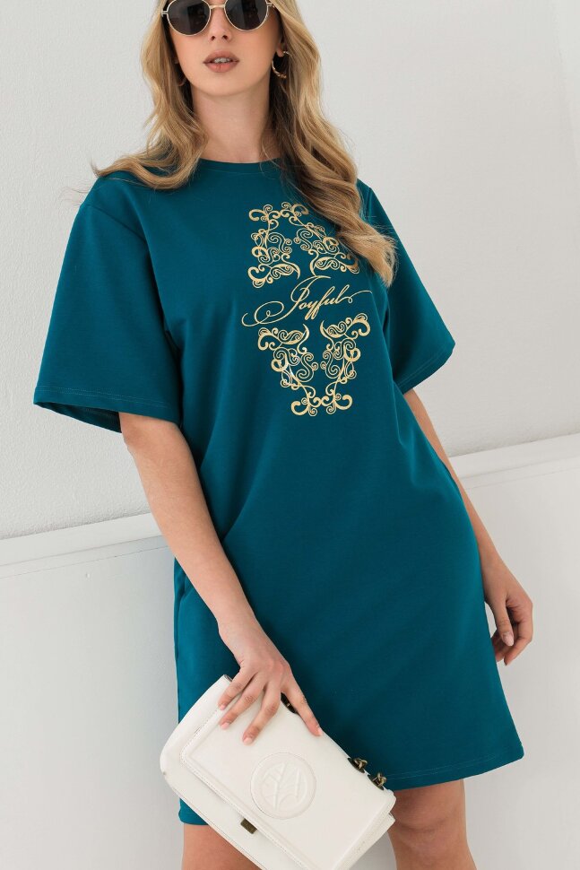 Платье женское 21577 петроль