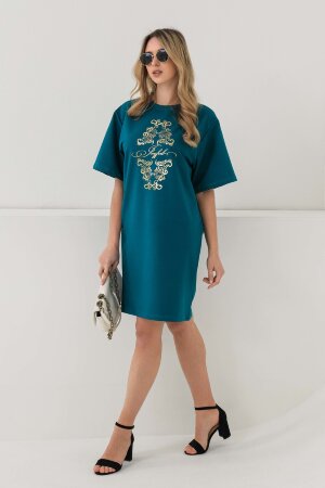 Платье женское 21577 петроль