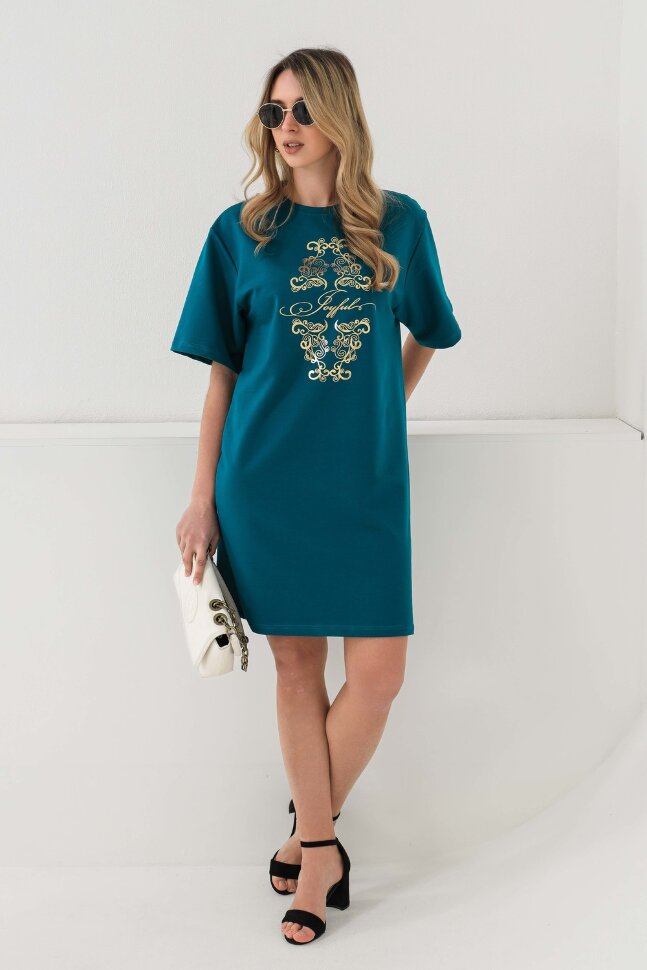 Платье женское 21577 петроль