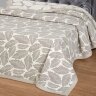 Покрывало Флора пудровая, жаккард