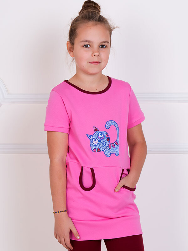 Костюм детский Мяу (розовый)