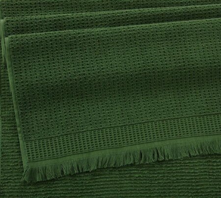 Полотенце махровое Дублин зеленый мох, 500 г/м2