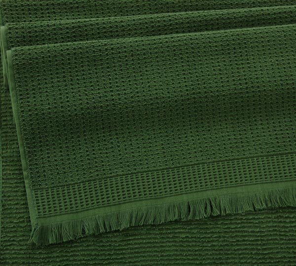 Полотенце махровое Дублин зеленый мох, 500 г/м2