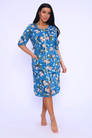 Халат Женский 25369 синий