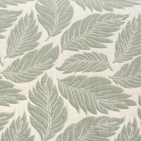 Покрывало Флора зеленая, жаккард