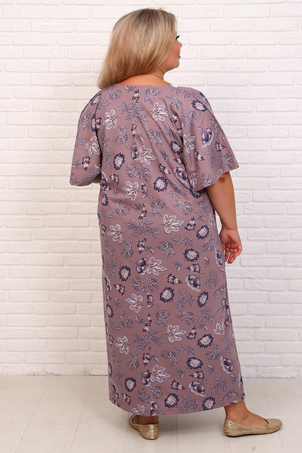 Сорочка Фламинго 3 какао НАТ-50-3