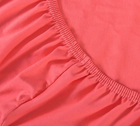 Простыня на резинке Коралл, трикотаж