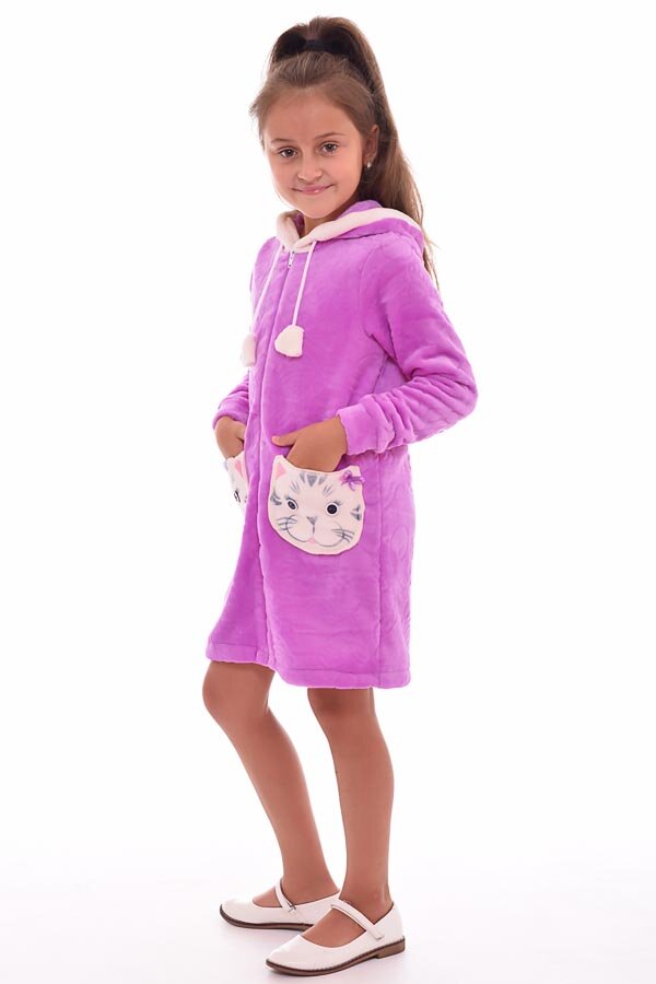 Халат детский 7-115ж (сирень)