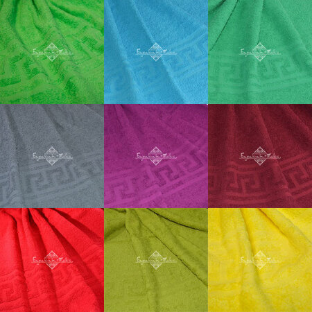 Полотенце махровое гладкокрашенное, 380 г/м2