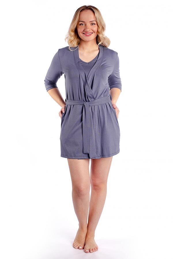 Халат Ирма графит ВИ-95/1