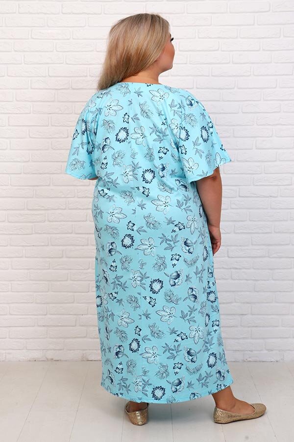 Сорочка Фламинго 4 бирюза НАТ-50-4