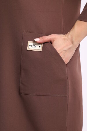 Платье женское 31891 коричневый