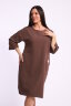 Платье женское 31891 коричневый