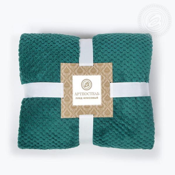 Плед Малахит, флис