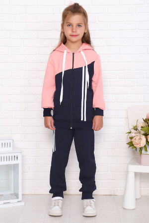 Костюм с брюками для девочки 78501 розовый