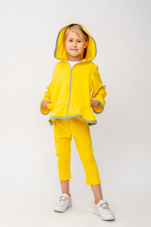 Костюм с бриджами для девочки Эмми желтый