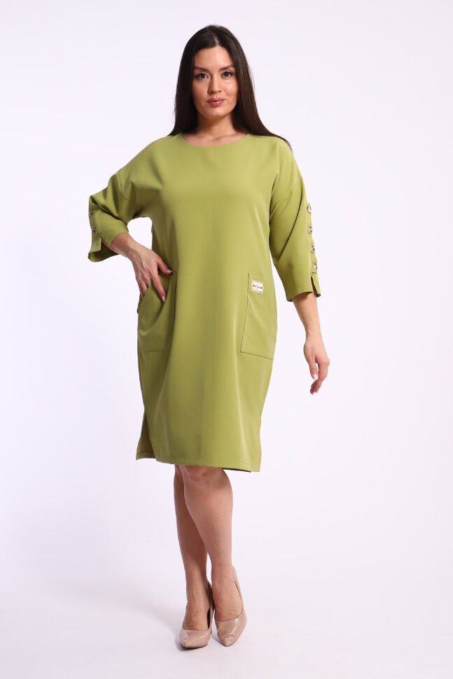 Платье женское 31891 зеленый
