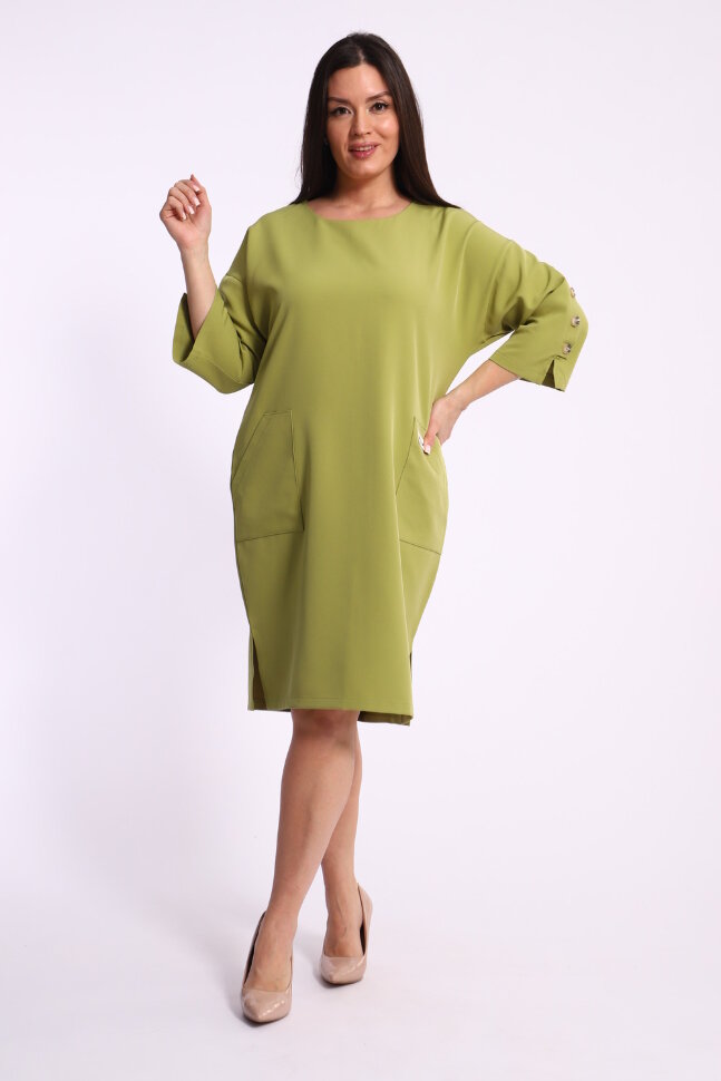 Платье женское 31891 зеленый