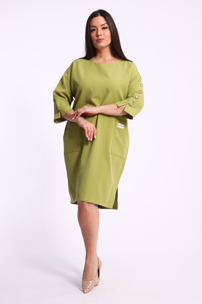 Платье женское 31891 зеленый
