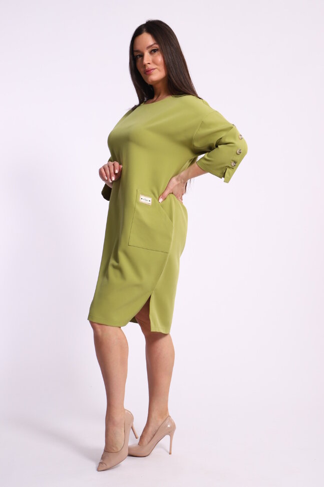 Платье женское 31891 зеленый