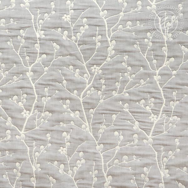 Покрывало Гейша серое, жаккард