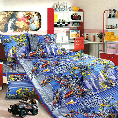 Покрывало стеганое Трансформеры, бязь