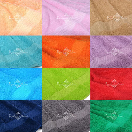 Полотенце махровое гладкокрашенное, 450 г/м2