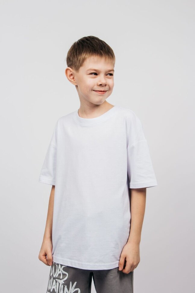 Футболка для мальчика 52371 белый