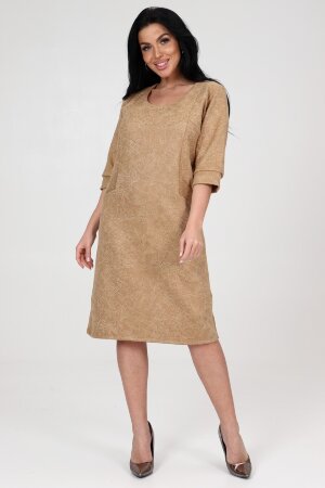 Платье женское 31821 бежевый
