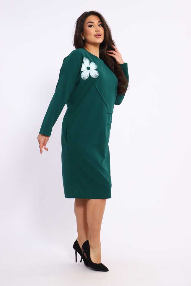 Платье женское 31892 зеленый