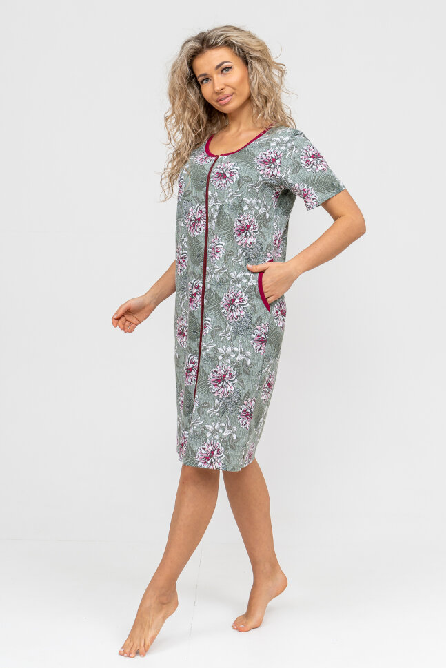 Халат Женский 36715 хаки